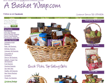 Tablet Screenshot of abasketwrap.com